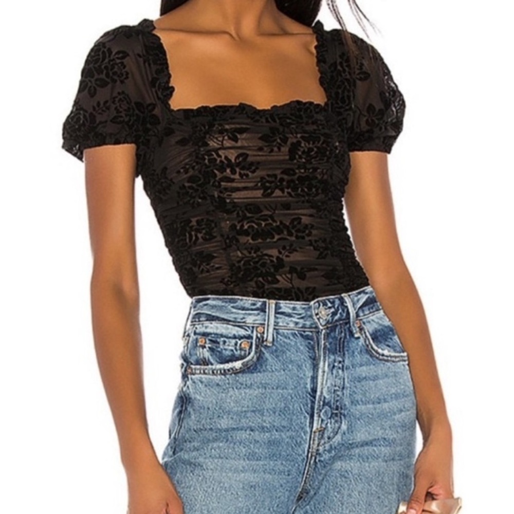 Majorelle Velvet Bodysuit